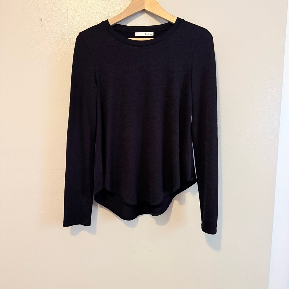Wilfred Free Black Long Sleeve Top
